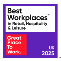 Best Workplaces in Retail, Hospotality & Leisure - UK 2025 - Logo